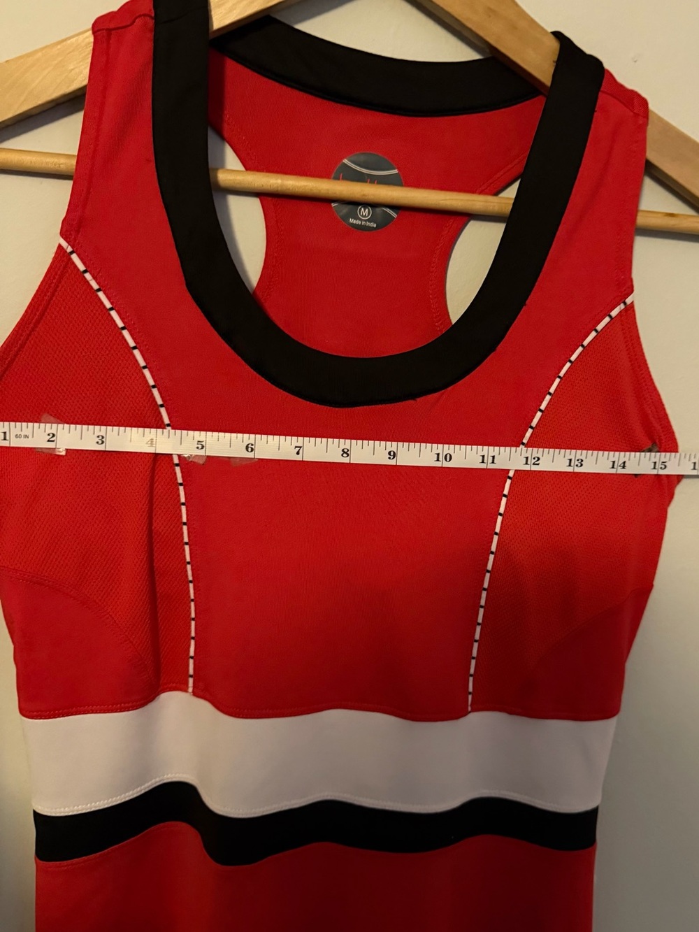 Tennis , Golf Women's Red Athletic Tank Dress